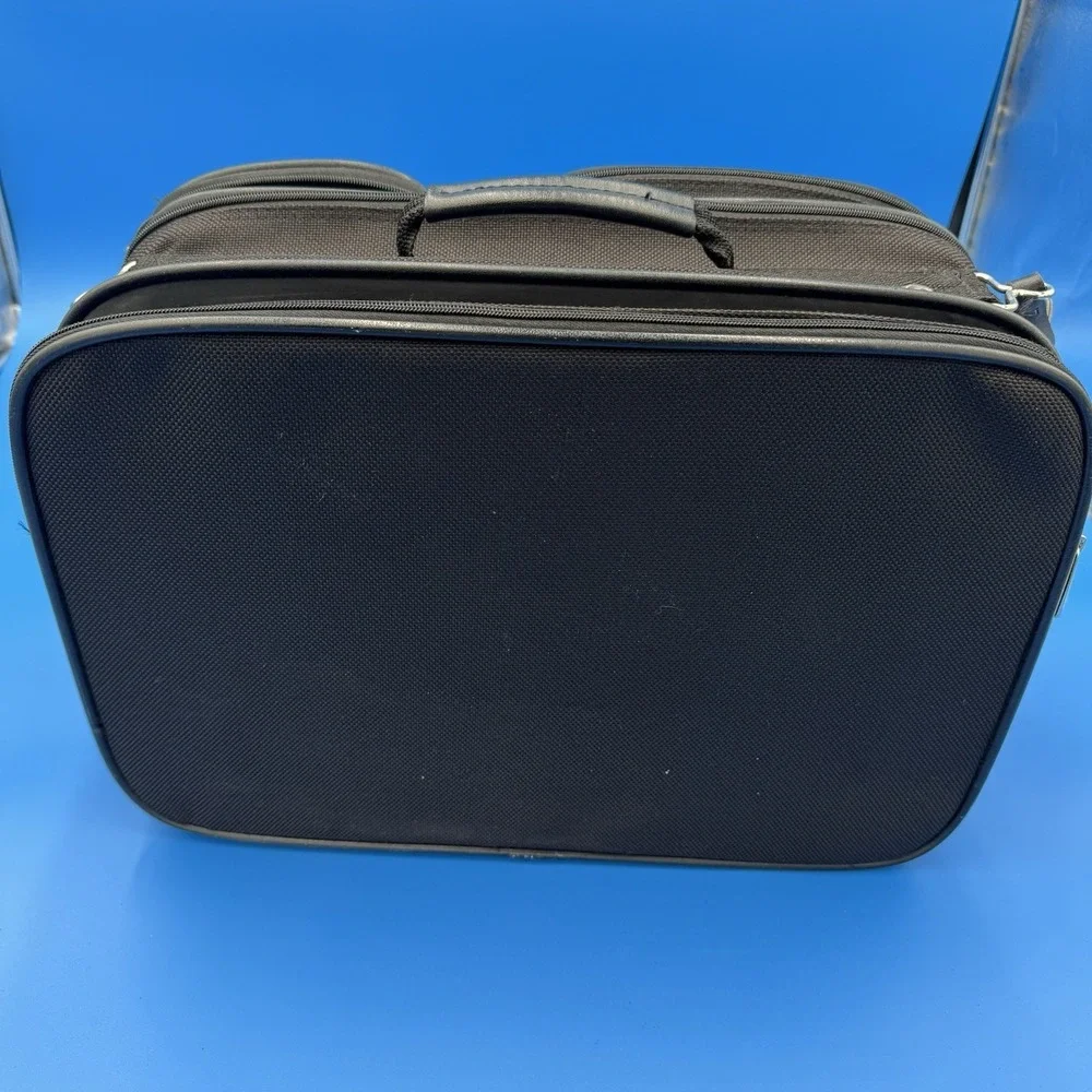 Samsonite Profile Canvas Vintage Shoulder Bag Luggage Carry On Black